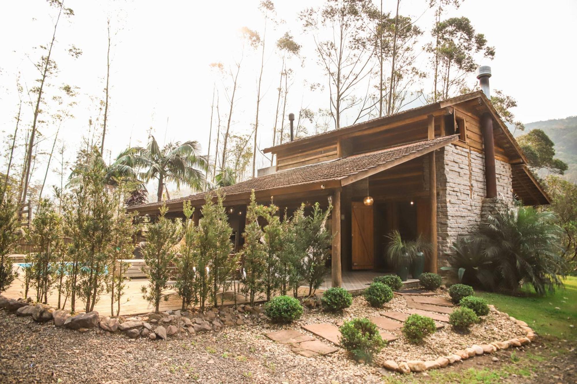 Chale Casa De Pedra, Vivenda Serra Velha, Chales De Montanha Timbe do Sul Exterior photo